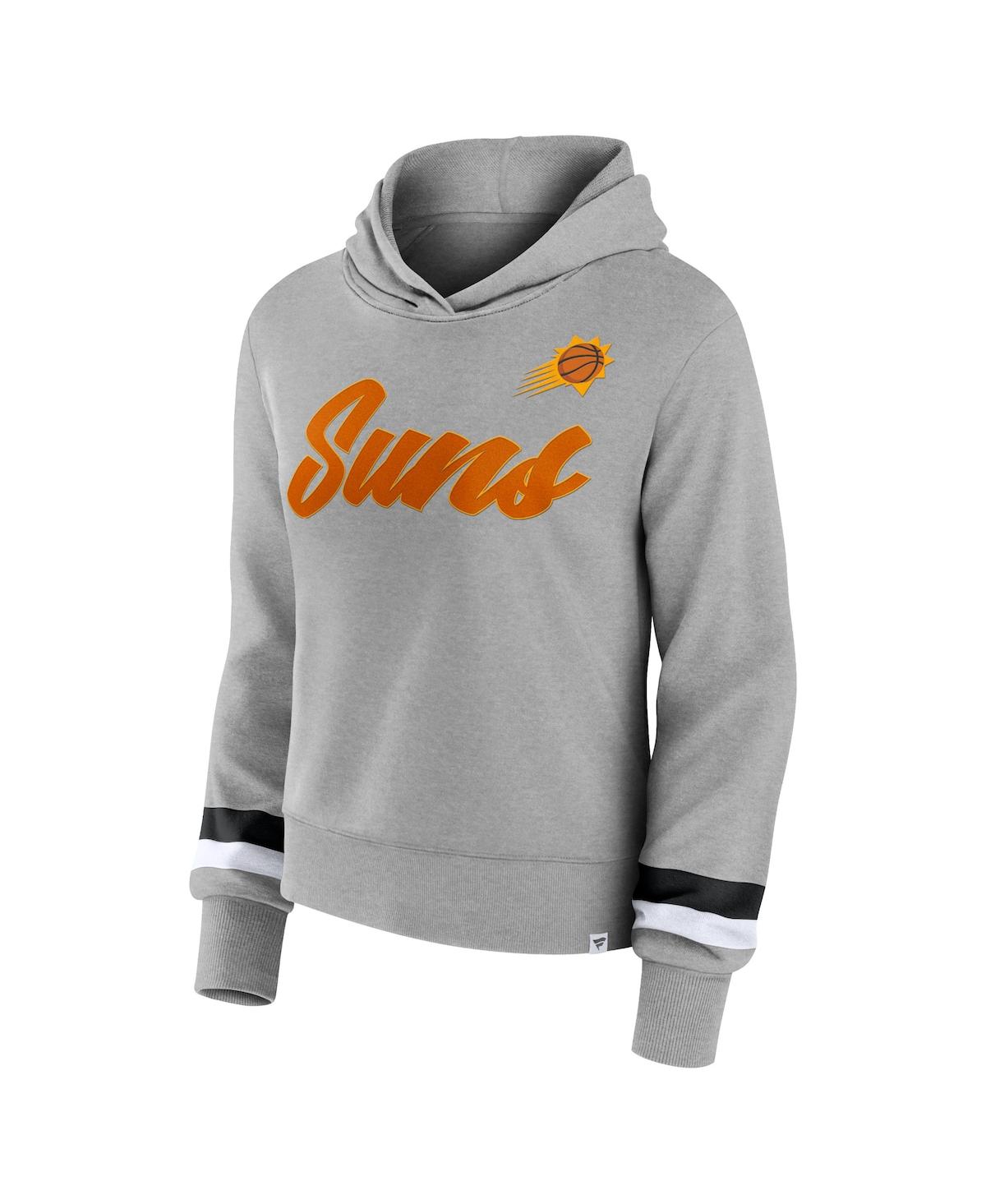 Women's FanaticsPhoenix Suns Halftime Pullover Hoodie - Heather Gray