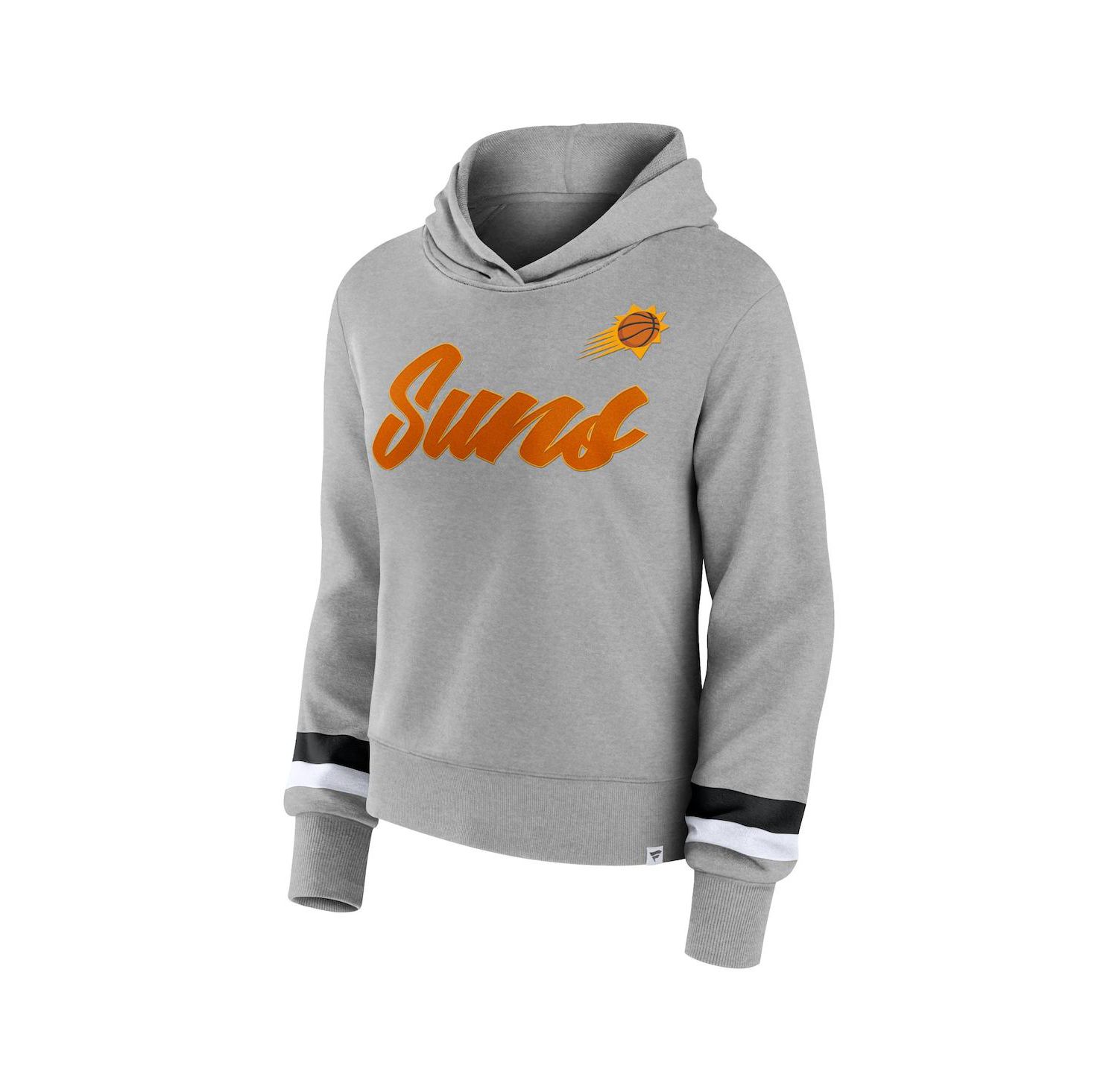 Women's Heather Gray Phoenix Suns Halftime Pullover Hoodie