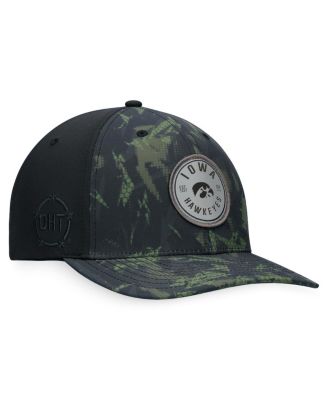Men's Black Iowa Hawkeyes OHT Military-Inspired Appreciation Camo Render Flex Hat