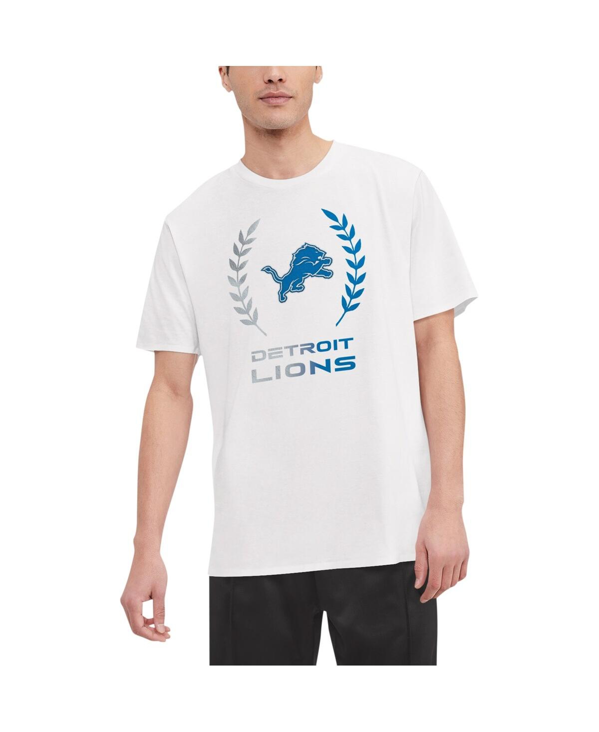 Shop Tommy Hilfiger Men's  White Detroit Lions Miles T-shirt