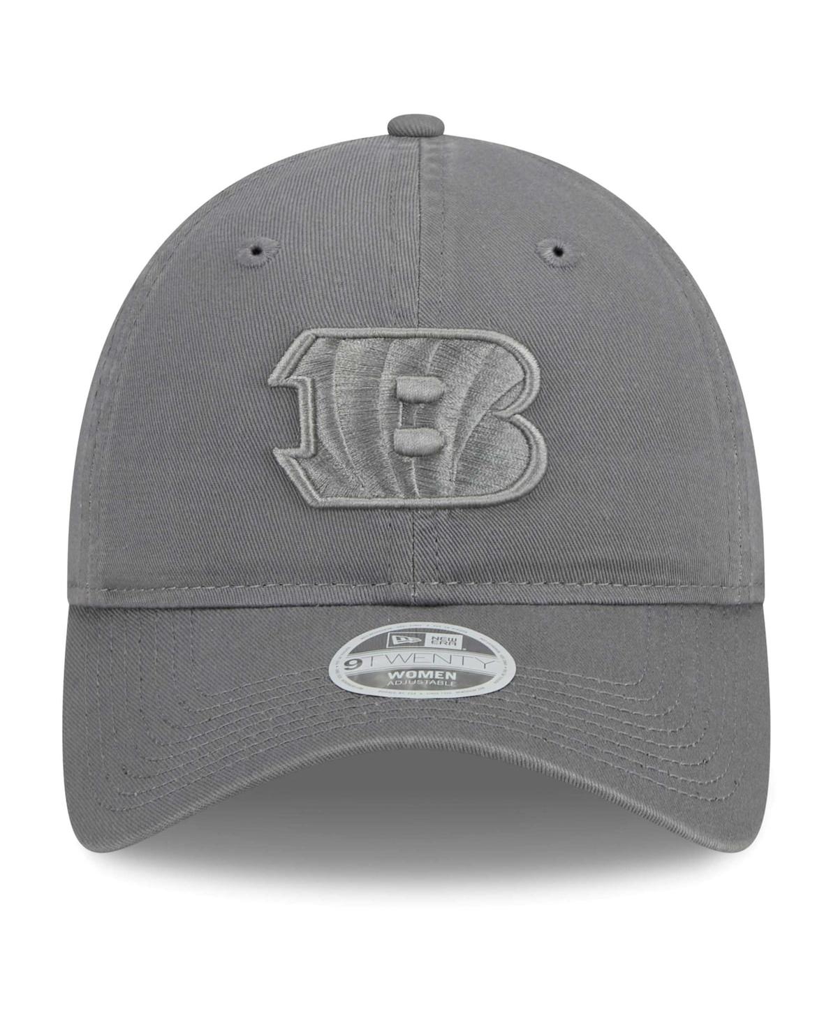 Shop New Era Women's  Gray Cincinnati Bengals Color Pack 9twenty Adjustable Hat