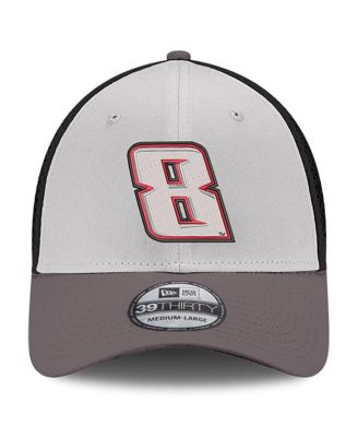 Men's Gray, Black Kyle Busch 39THIRTY NEO Flex Fit Hat