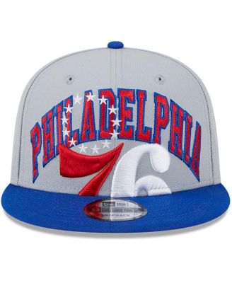 Men's Gray, Royal Philadelphia 76ers Tip-Off Two-Tone 9FIFTY Snapback Hat