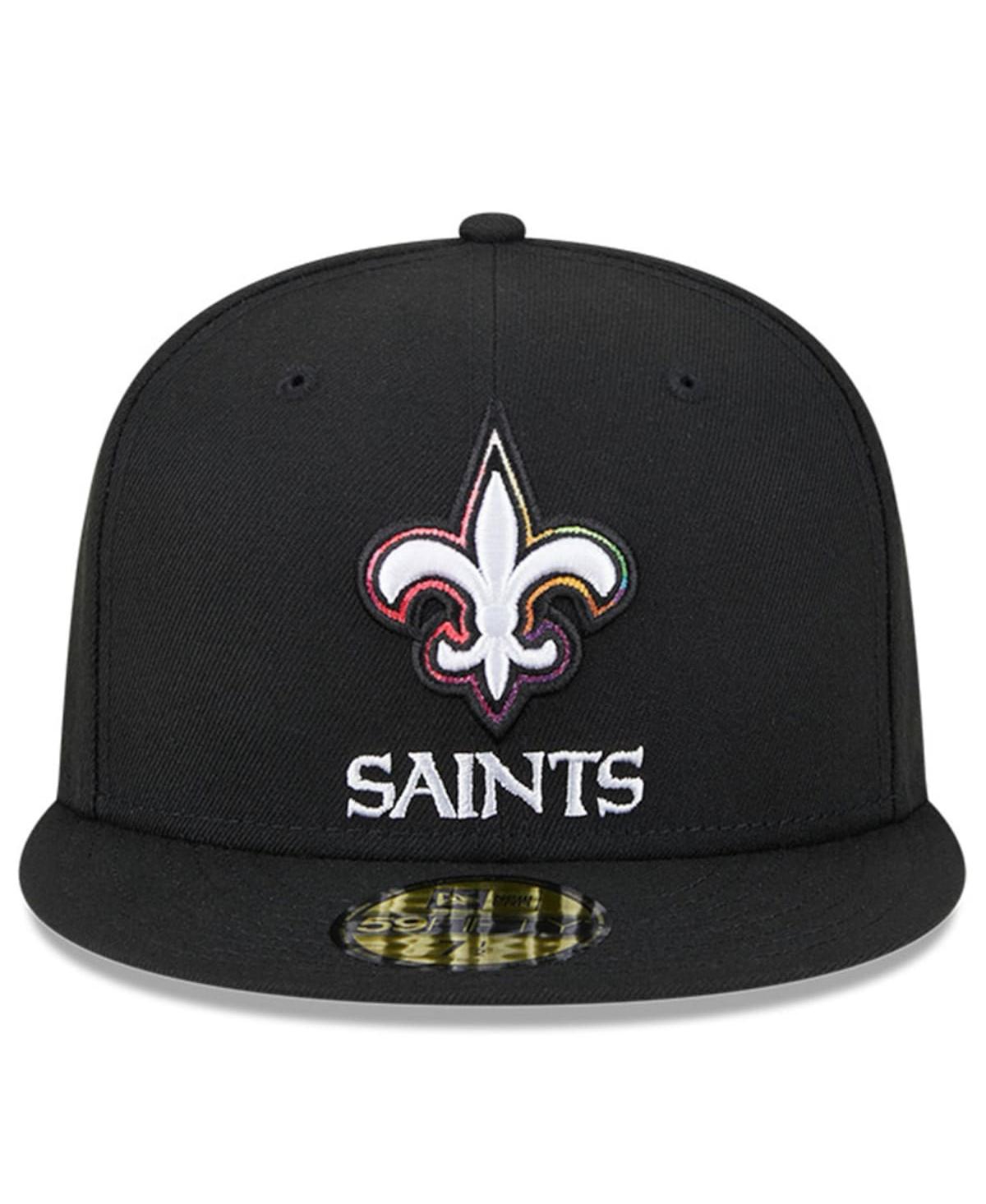 Men's New EraNew Orleans Saints 2023 Nfl Crucial Catch 59FIFTY Fitted Hat - Black