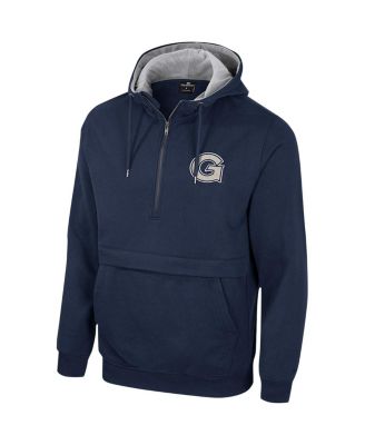 Men's Navy Georgetown Hoyas Team Half-Zip Pullover Hoodie