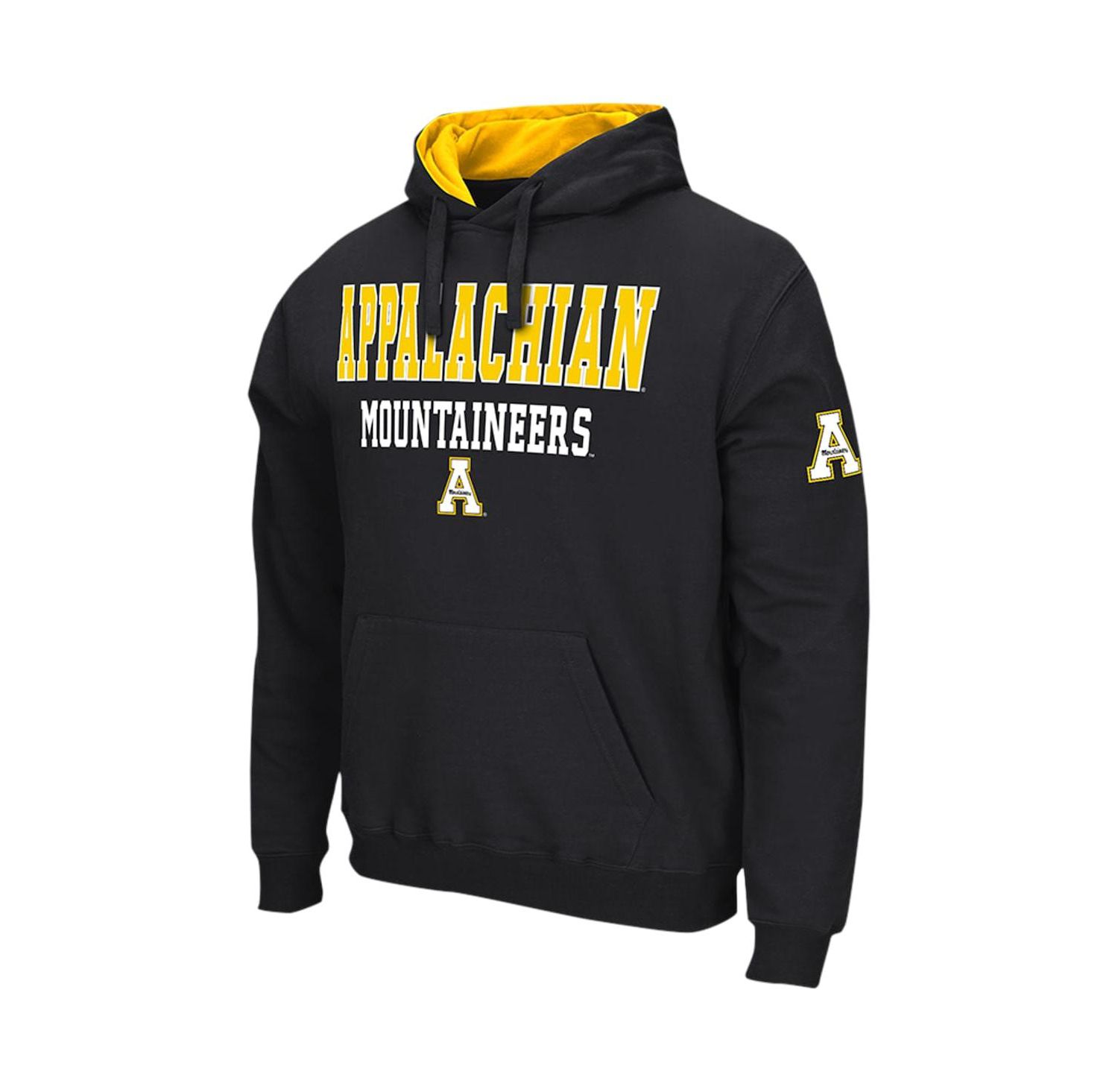 Men's Black Appalachian State Mountaineers Sunrise Pullover Hoodie