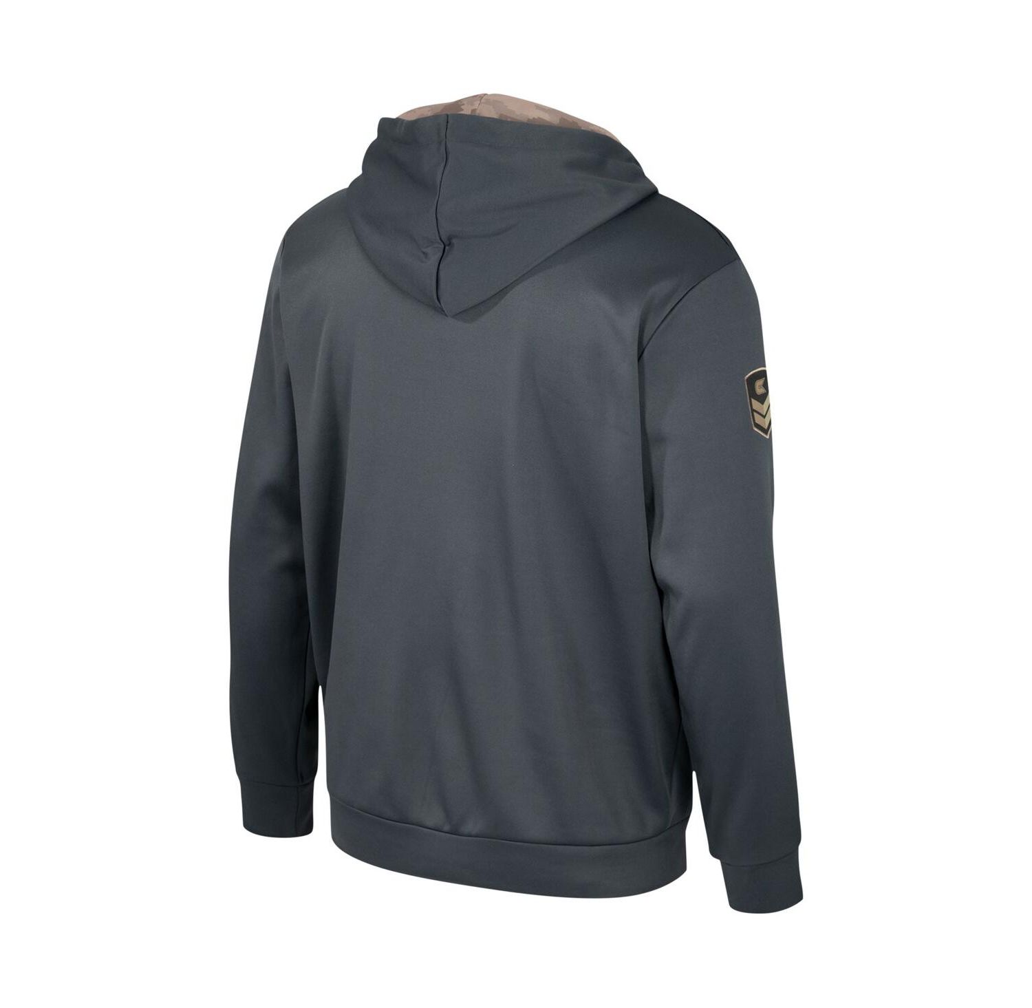 Men's Charcoal Iowa Hawkeyes OHT Military-Inspired Appreciation Pullover Hoodie