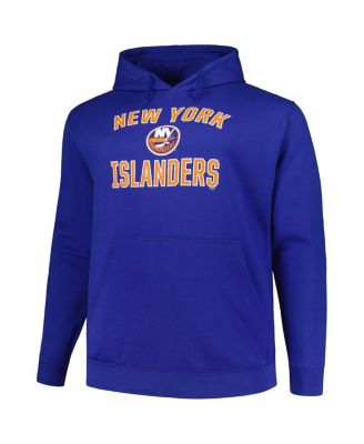 Men's Royal New York Islanders Big and Tall Arch Over Logo Pullover Hoodie