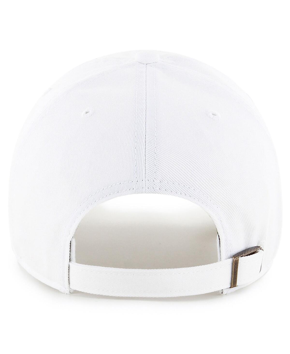 Men's '47 BrandOregon Ducks 2024 Fiesta Bowl Champions Clean Up Adjustable Hat - White