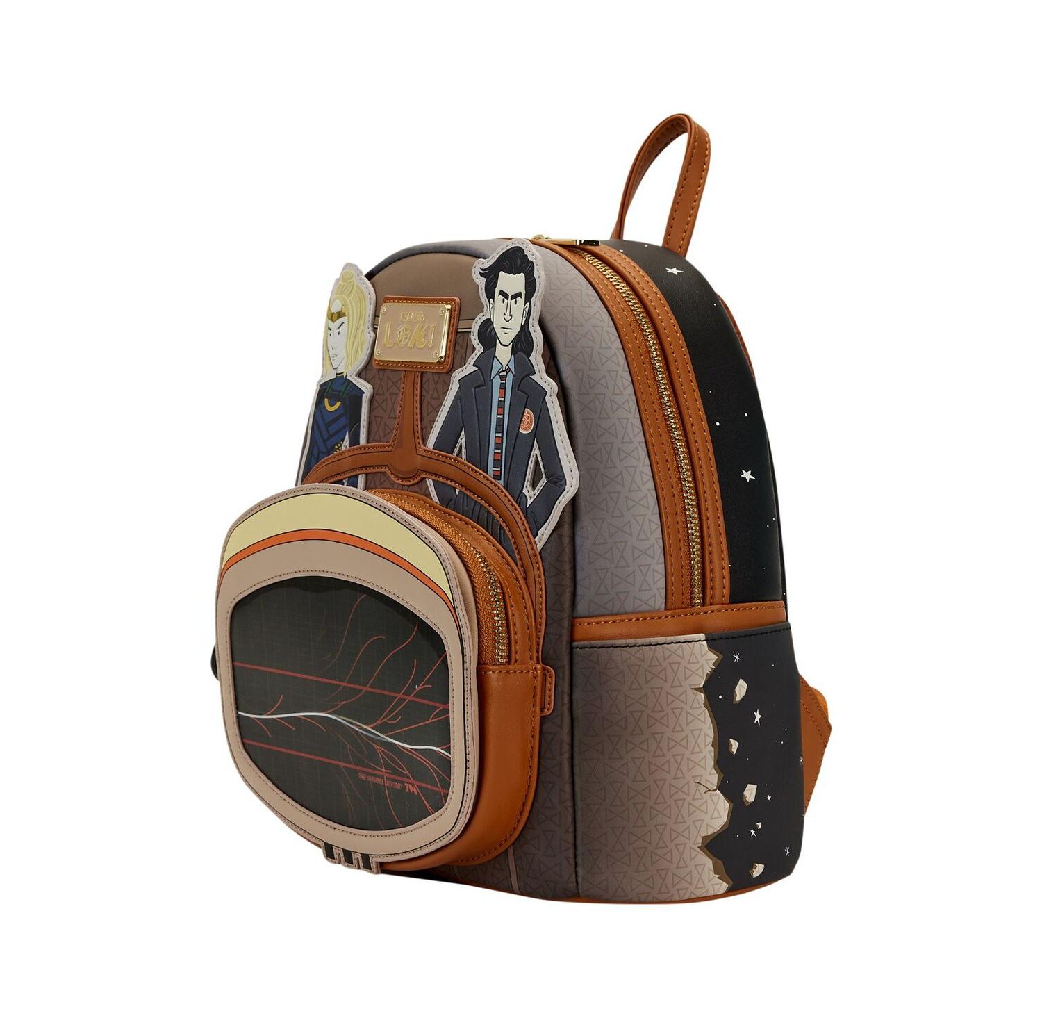 Men's and Women's Loki TVA Multiverse Lenticular Mini Backpack
