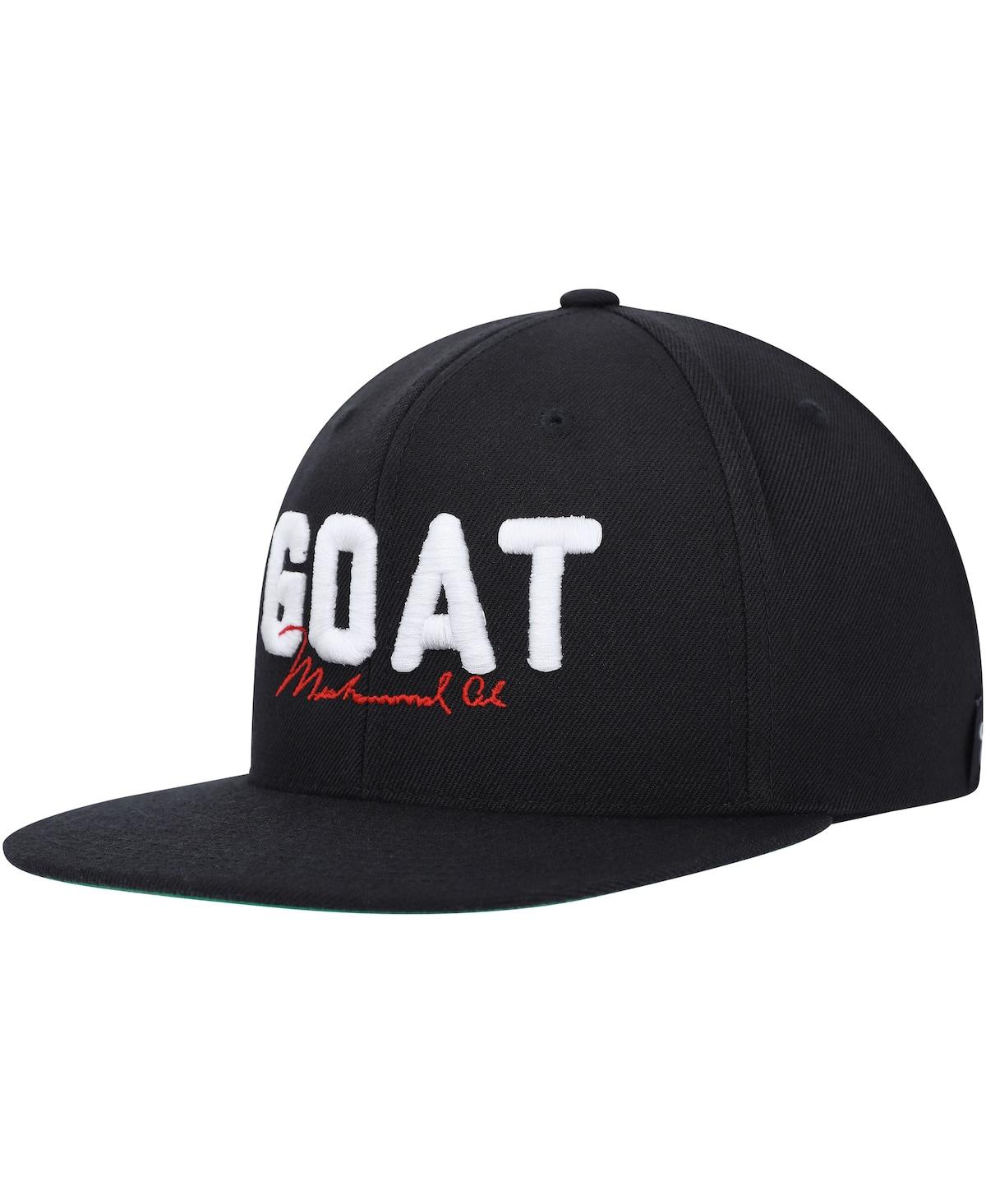 Men's and Women's Contenders Clothing Black Muhammad Ali Goat Snapback Hat - Black