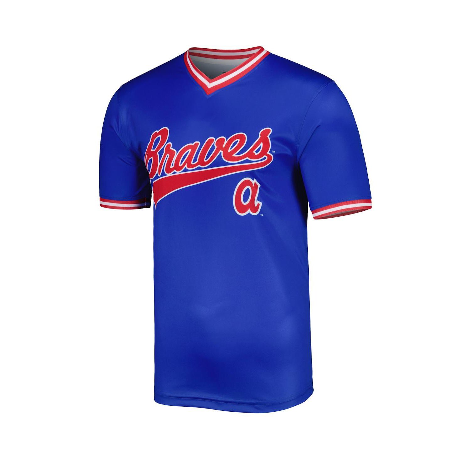 Men's Royal Atlanta Braves Cooperstown Collection Team Jersey