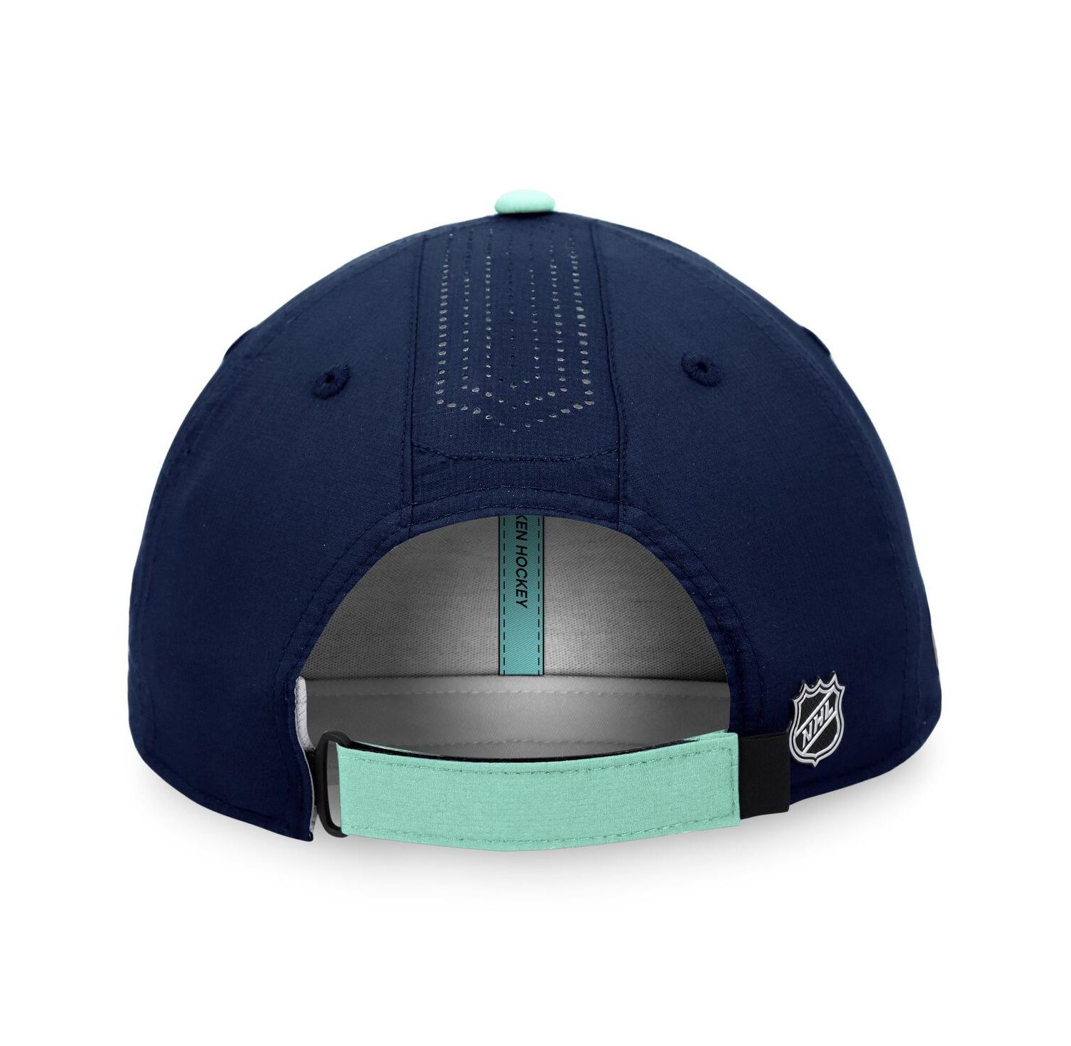 Men's Deep Sea Blue Seattle Kraken Authentic Pro Rink Pinnacle Adjustable Hat