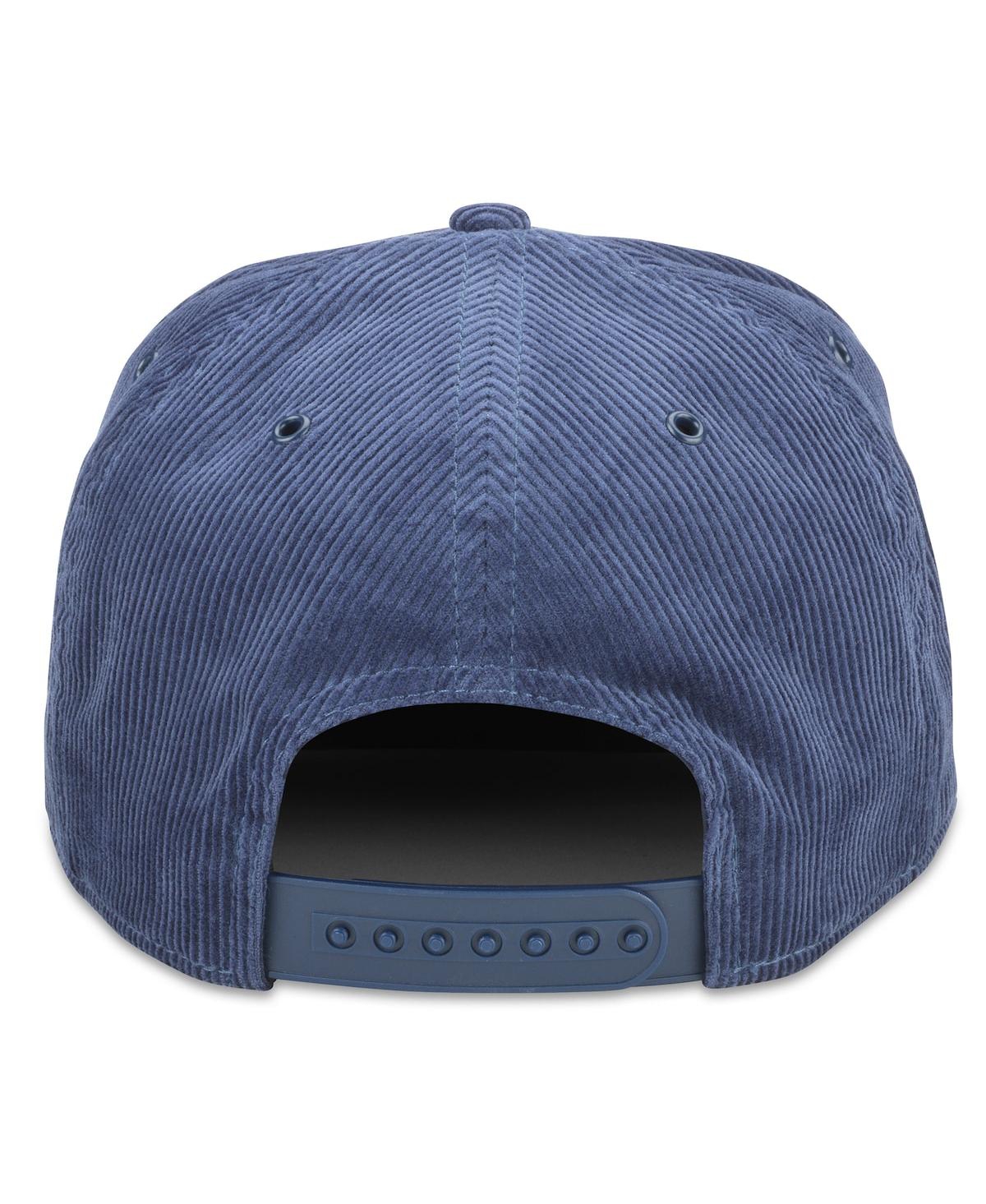 Men's American NeedleSeattle Kraken Corduroy Chain Stitch Adjustable Hat - Deep Sea Blue