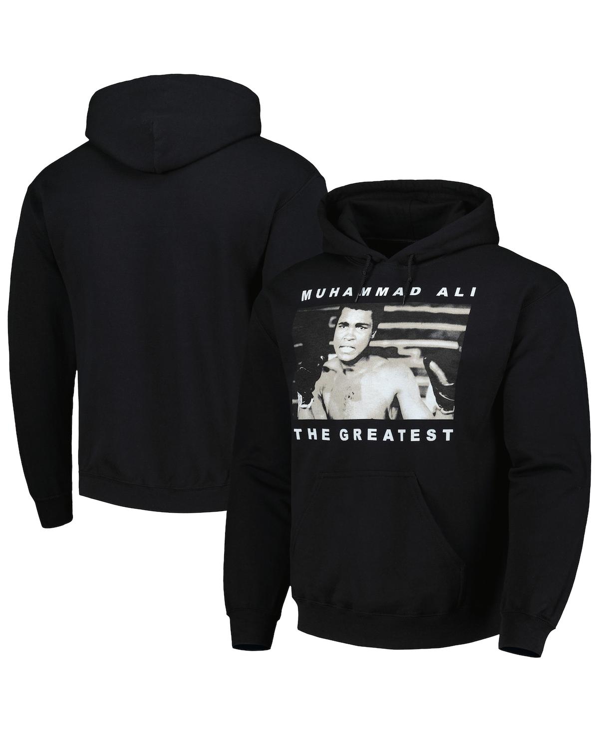 Shop Philcos Men's And Women's Muhammad Ali Black Graphic Pullover Hoodie