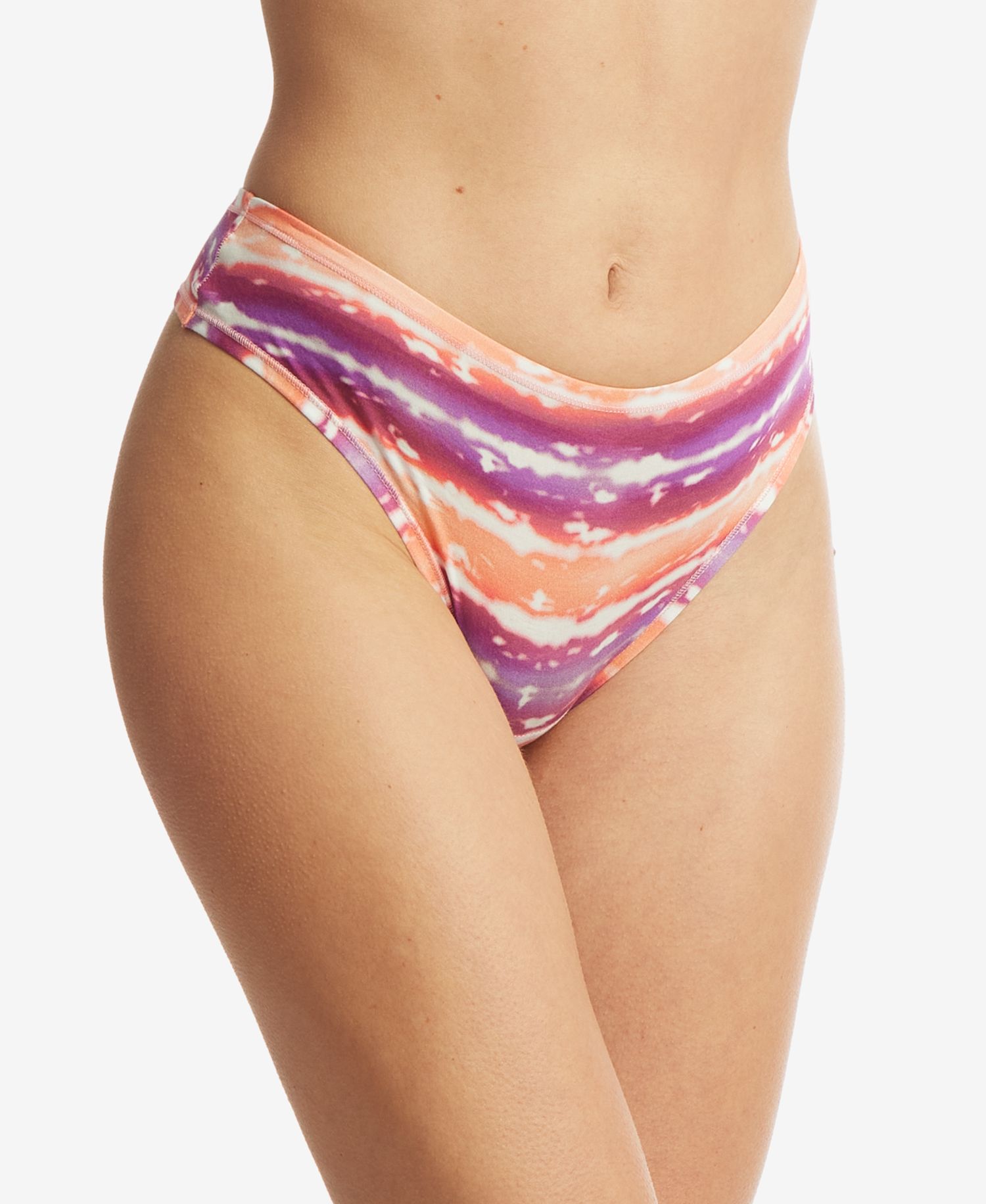 Women's Play Stretch Printed Natural Thong Underwear PR721664