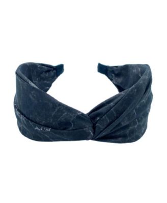 Women s Soft Marble Headband - Black