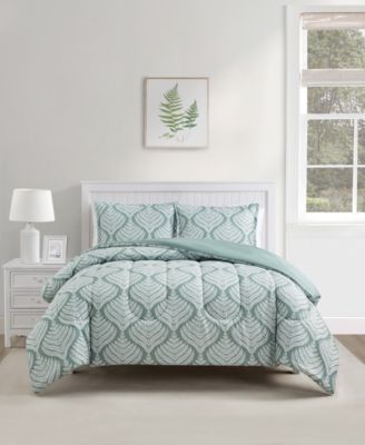 Sunham - Danica Blue 3-Pc. Comforter Set,