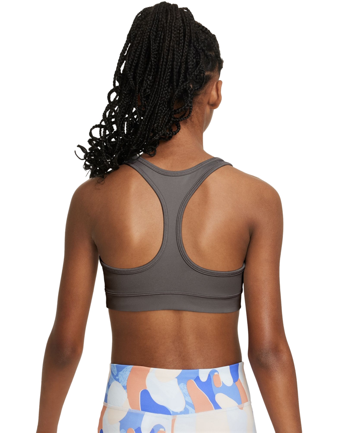 Nike Big Girls Swoosh Sports Bra -whi