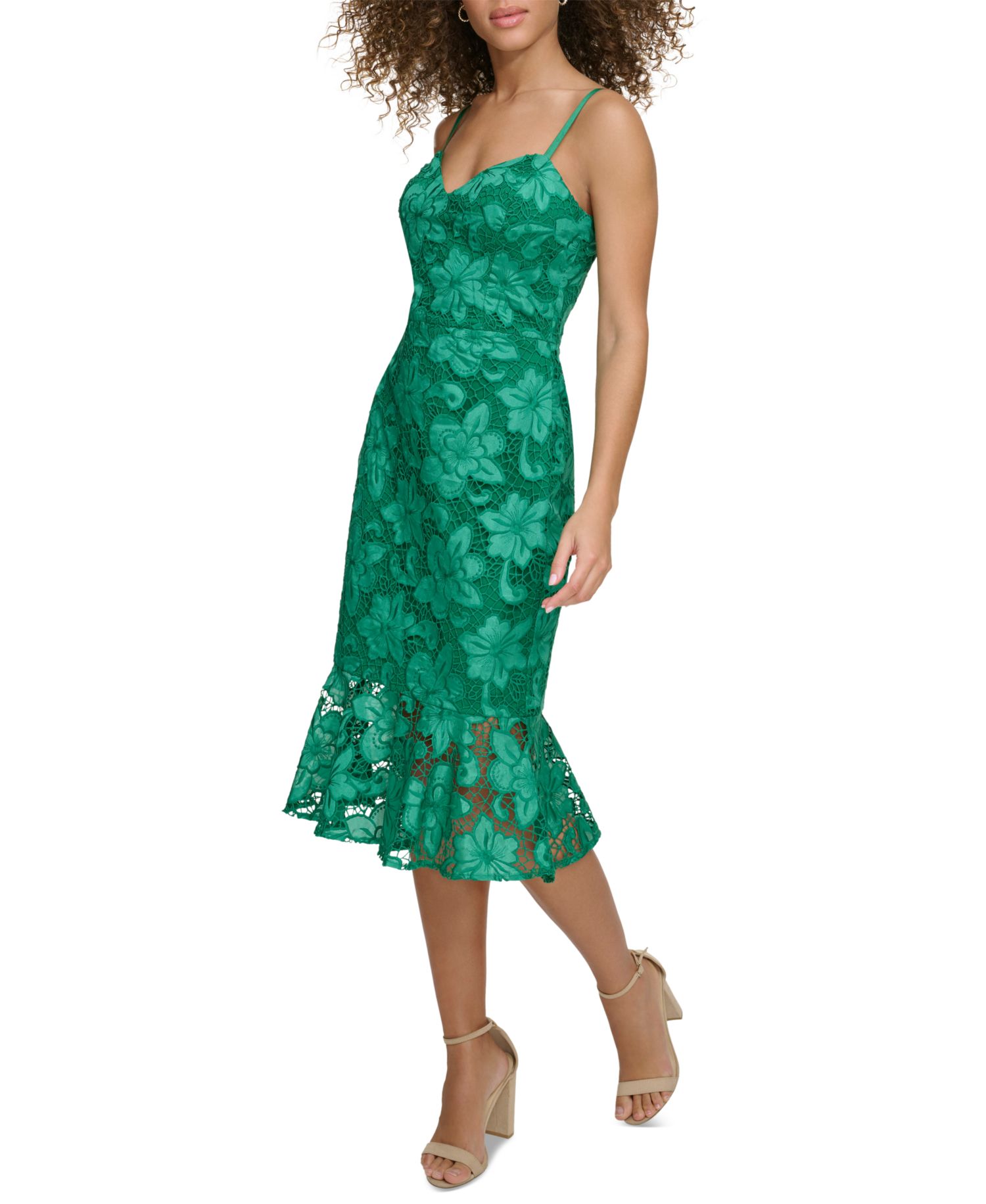 Women's Lace Fit & Flare Dress