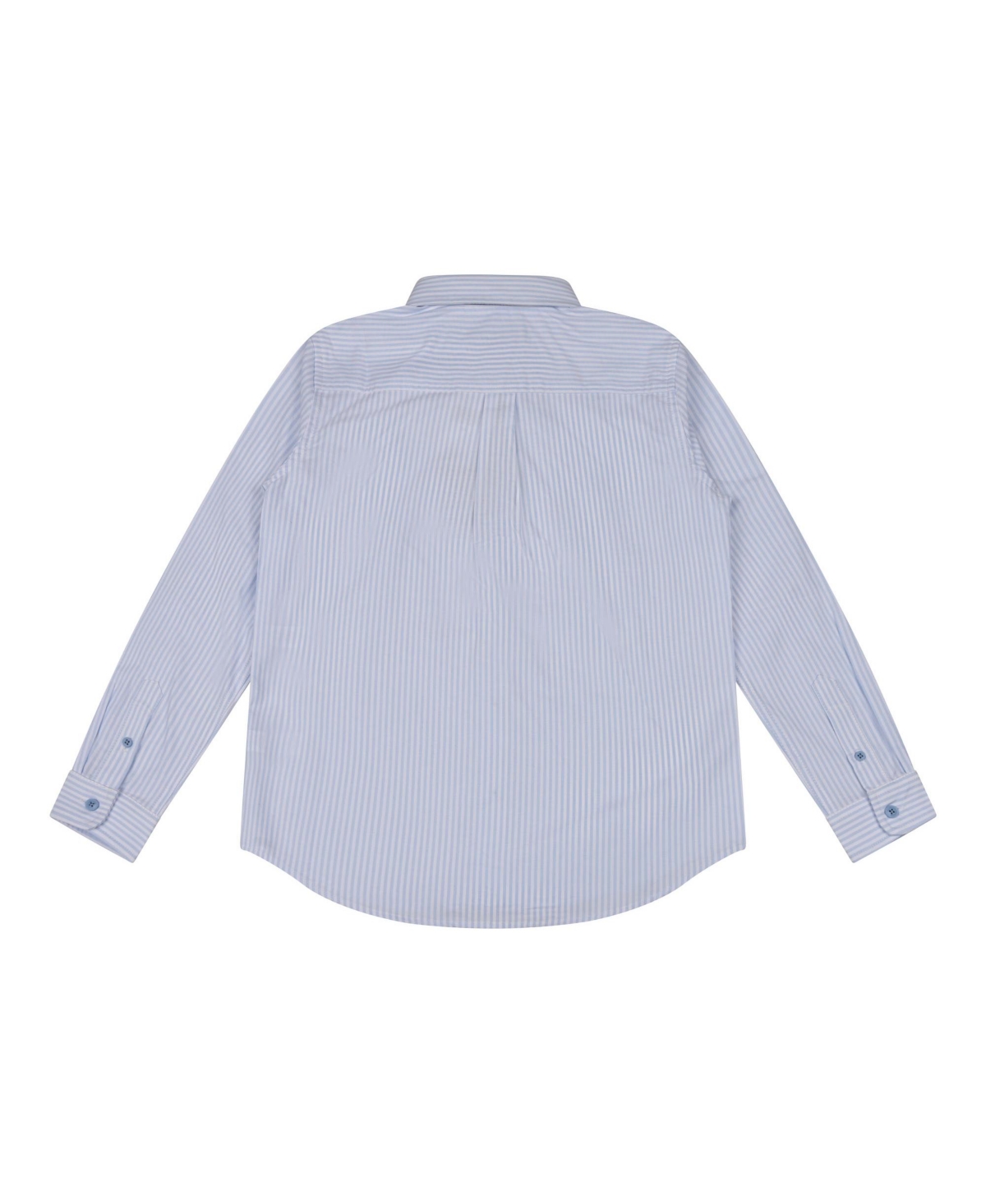 B by Brooks Brothers Big Boys Pinstripe Woven Long Sleeve Oxford Shirt
