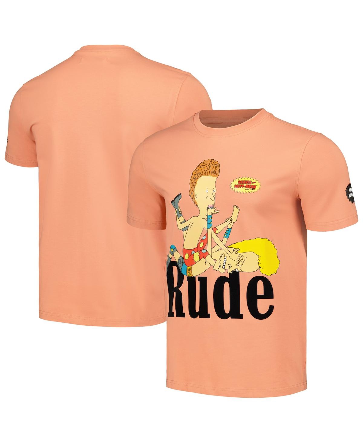 Shop Freeze Max Men's And Women's  Orange Beavis And Butt-head Rude T-shirt
