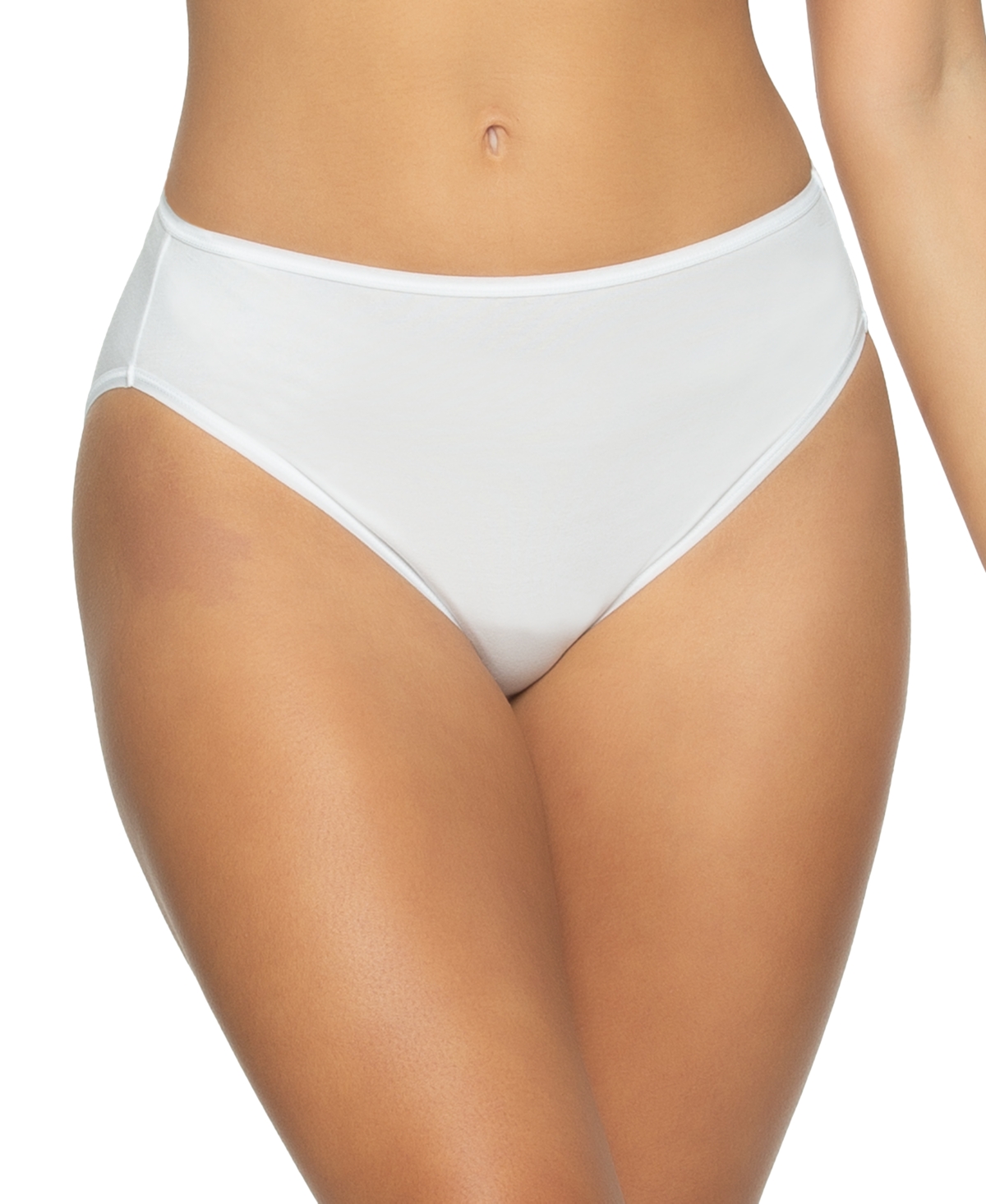 Paramour Women's 5-pk. High-leg Underwear 630180p5, Created For Macy's In Wmn,wht,br