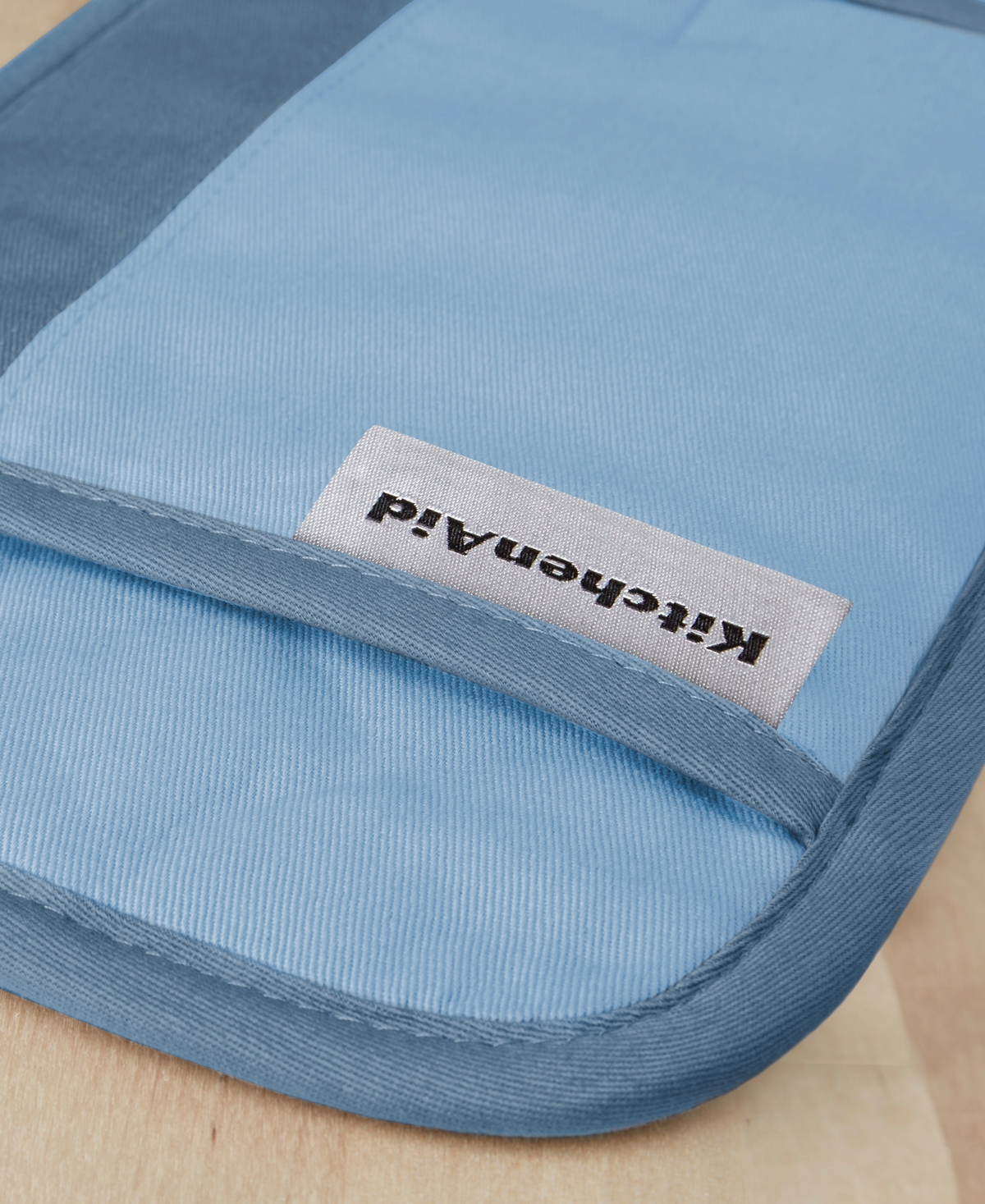 KitchenAid Beacon Two-Tone Pot Holder 2-Pack Set, - Blue Heaven