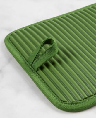 Ribbed Soft Silicone Pot Holder 2-Pack Set, 7" x 9"