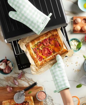 Gingham Oven Mitt 2-Pack Set, 7" x 13"