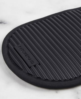 Ribbed Soft Silicone Pot Grabber 2-Pack Set, 5" x 8"