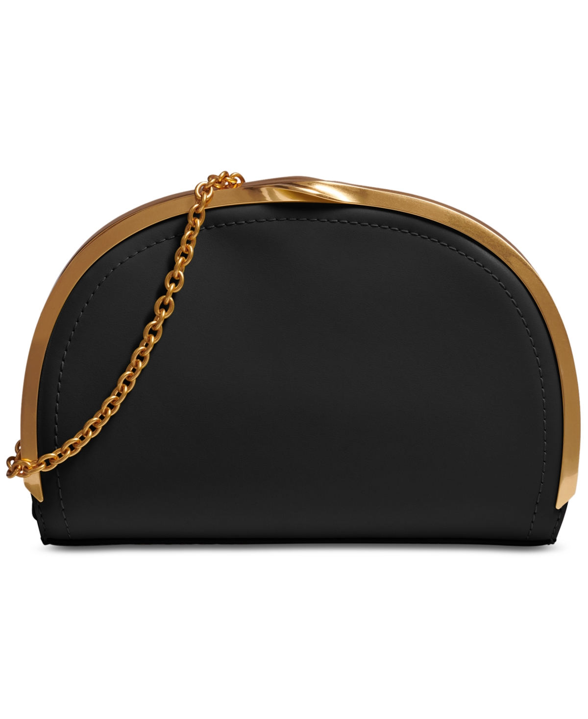 Lawrence Chain Clutch - Black/gold