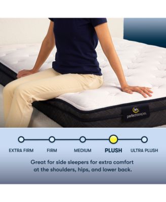 Perfect Sleeper Adoring Night 11" Plush Euro Top Mattress Set, King