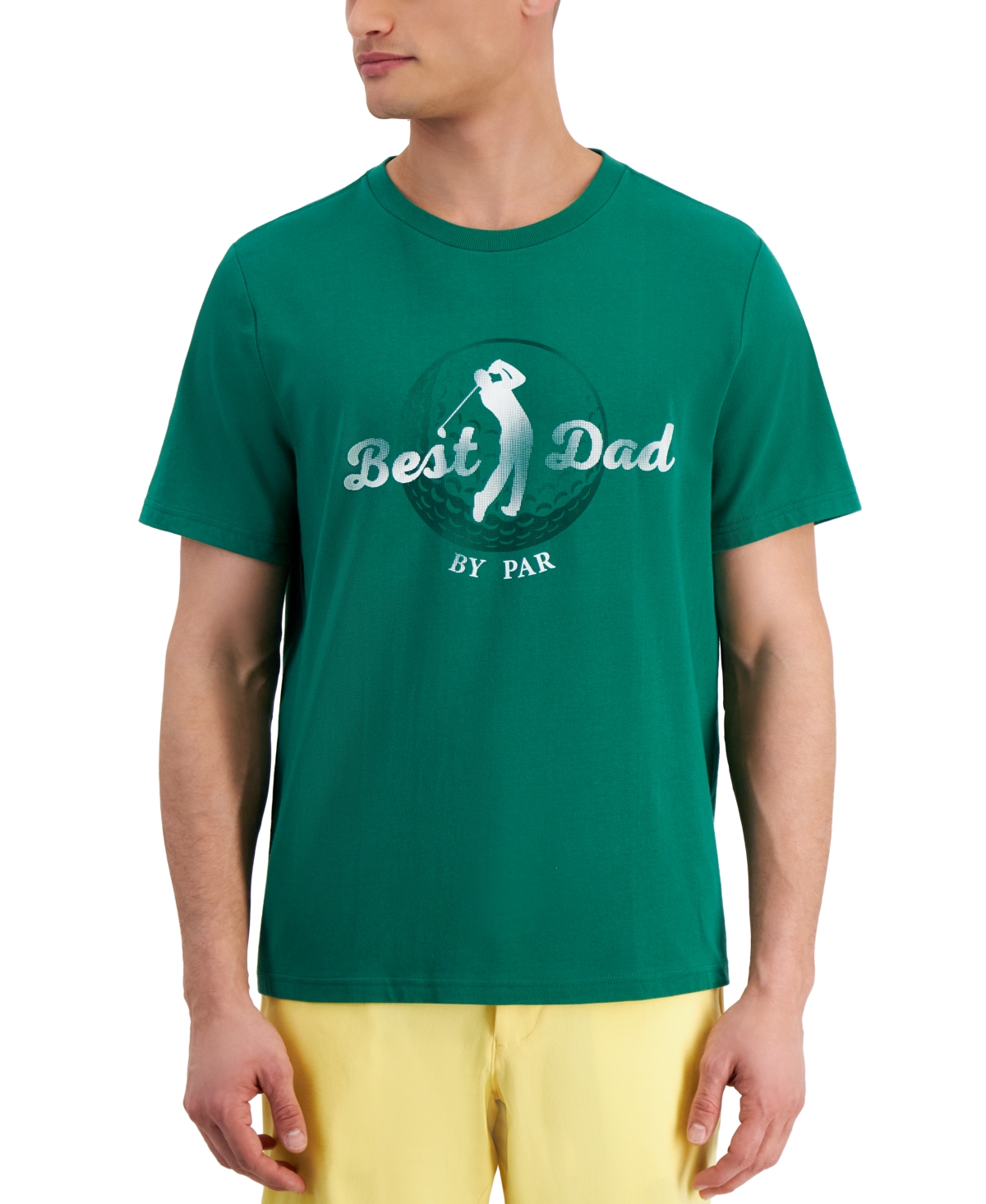 Men's Best Dad By Par Regular-Fit Graphic T-Shirt, Created for Macy's - Graphic Tee