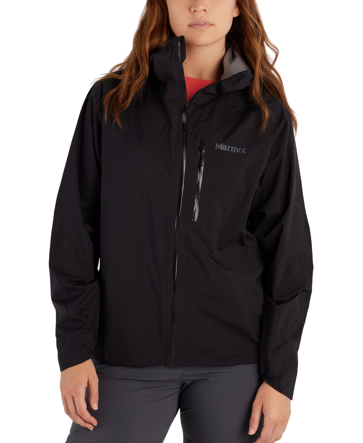 Women's Superalloy Packable Rain Jacket - Auburn