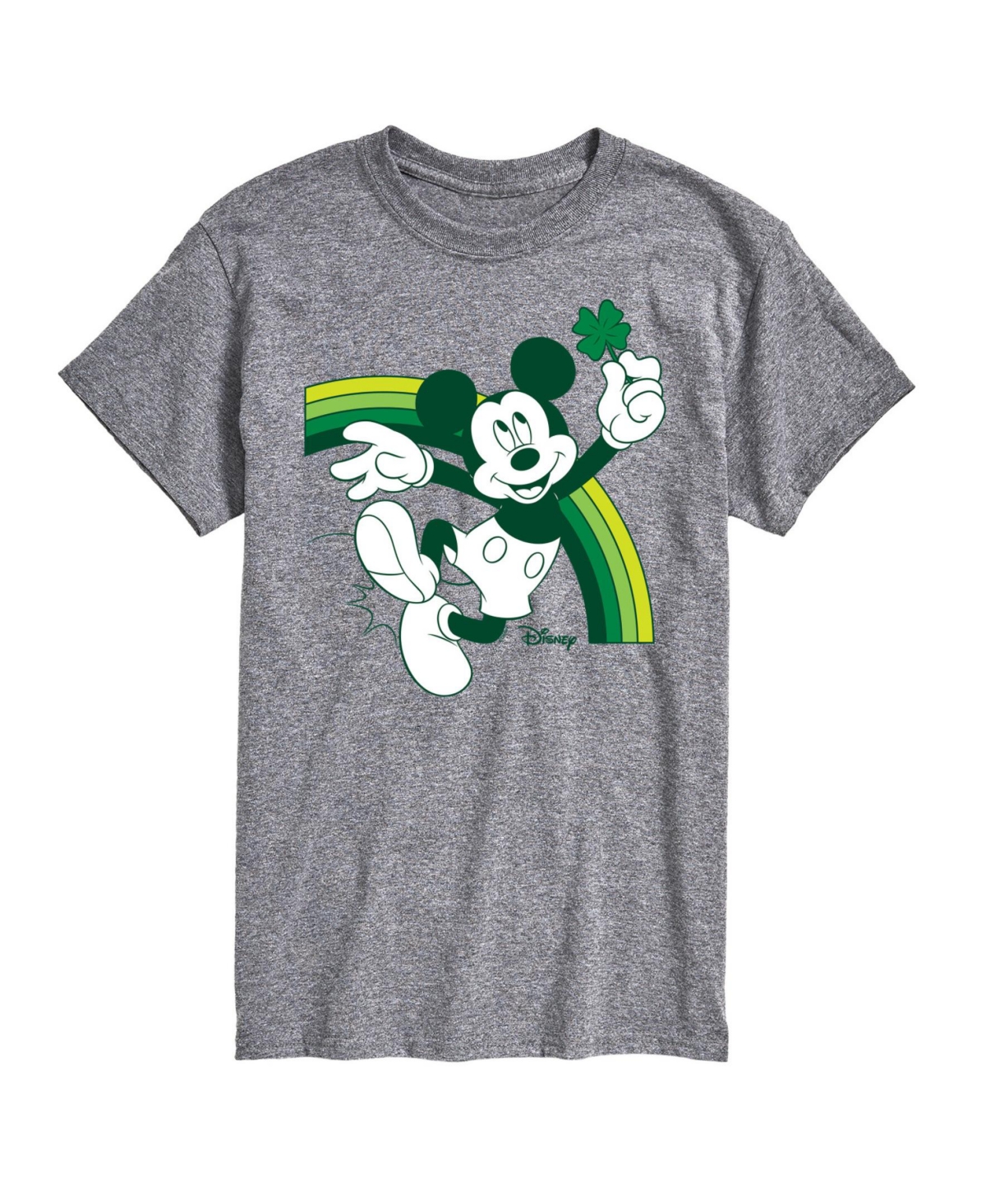 Men's Disney Standard Short Sleeve T-shirts - Gray