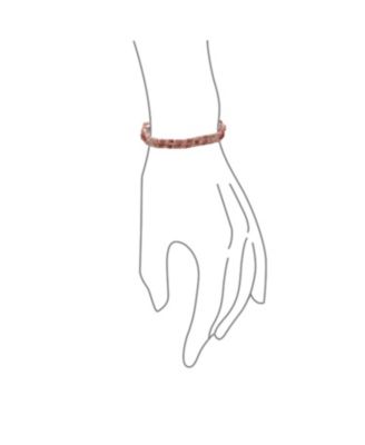 Natural Stone Tiny Ombre Beads Stretch Bracelets Stackable Set of 3 Strands