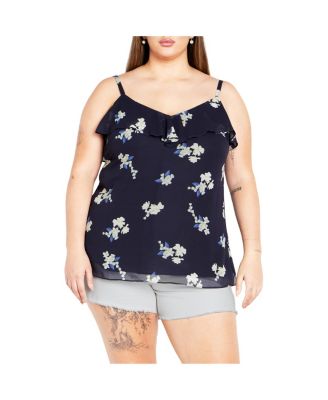 Plus Size Nicole Print Cami