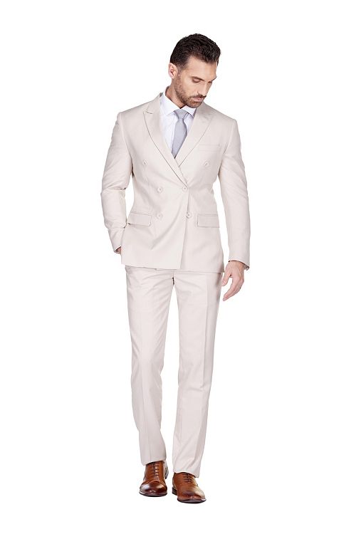alfani Gino Vitale Men's Slim Fit 2-Piece Double Breasted Suit Men's Fashion & Accessories