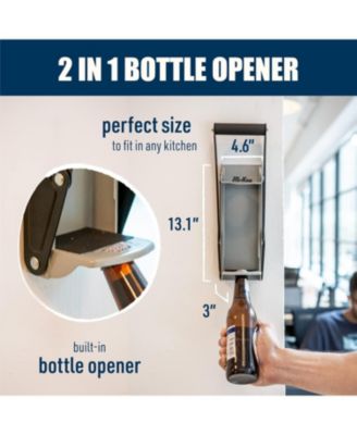 16 oz. Metal Can Crusher: Heavy-Duty Wall-Mounted Recycling Smasher