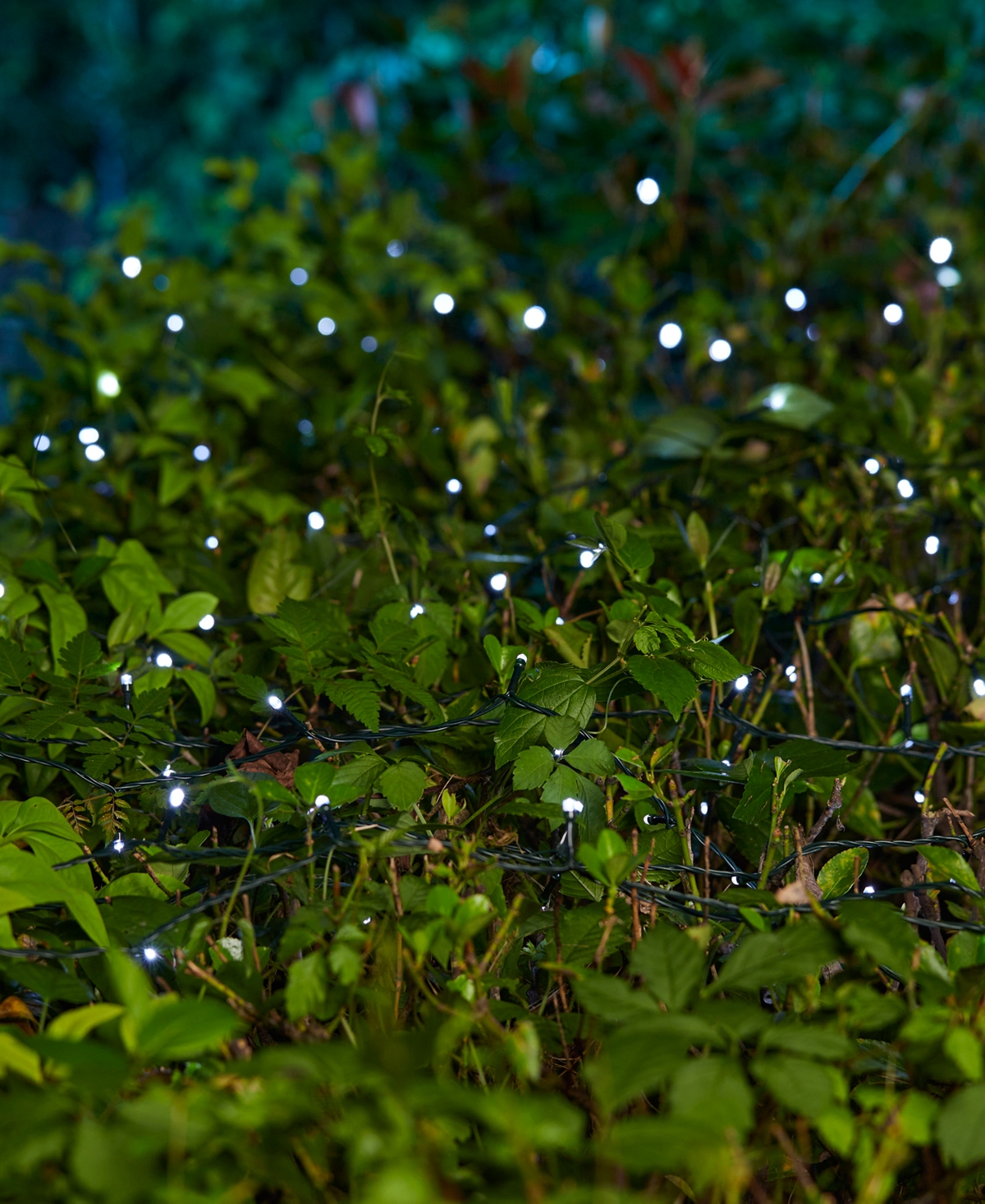 Glitzhome 72' Solar String Light With 200 Led Lights In Black