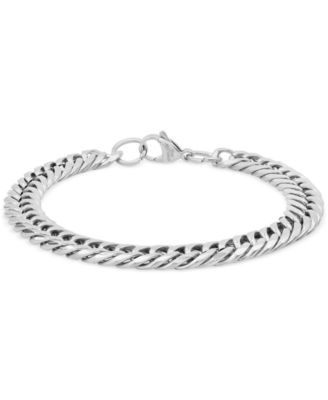 Men's Stainless Steel Cuban Link Chain Bracelet