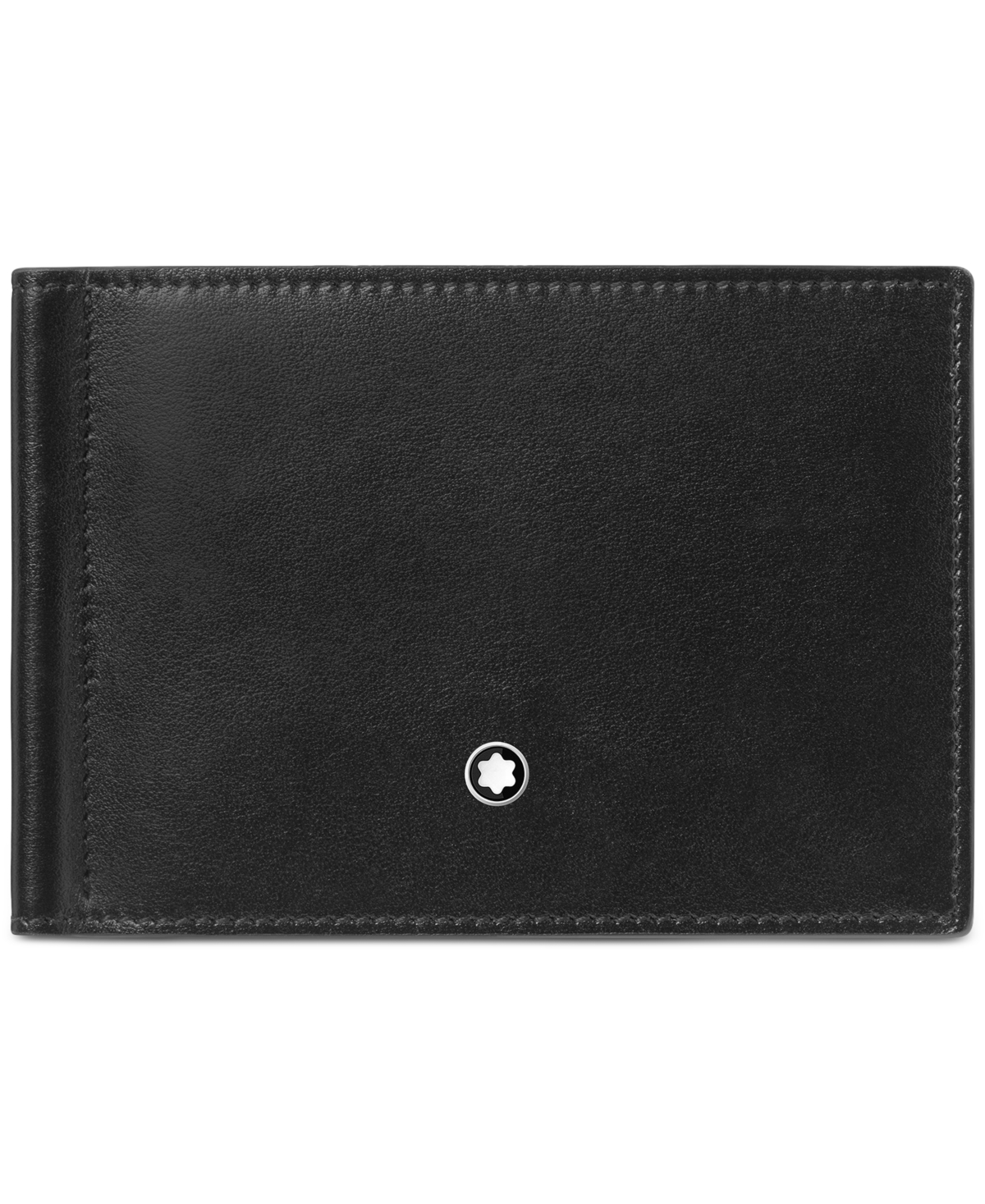 Shop Montblanc Meisterstuck Leather Wallet In Black