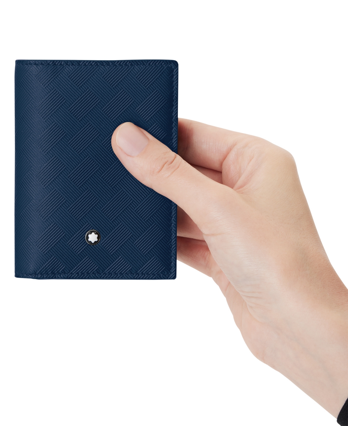 Montblanc Extreme 3.0 Leather Card Holder In Blue
