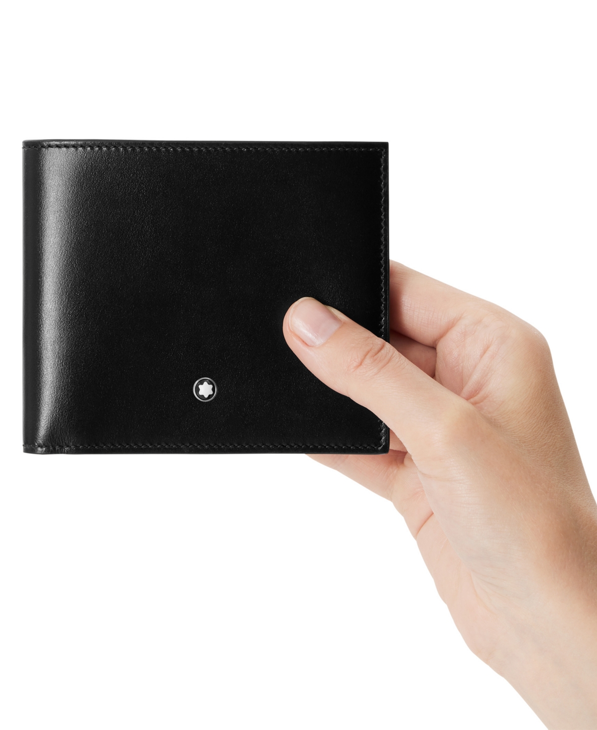 Montblanc Meisterstuck 6cc Leather Wallet In Black