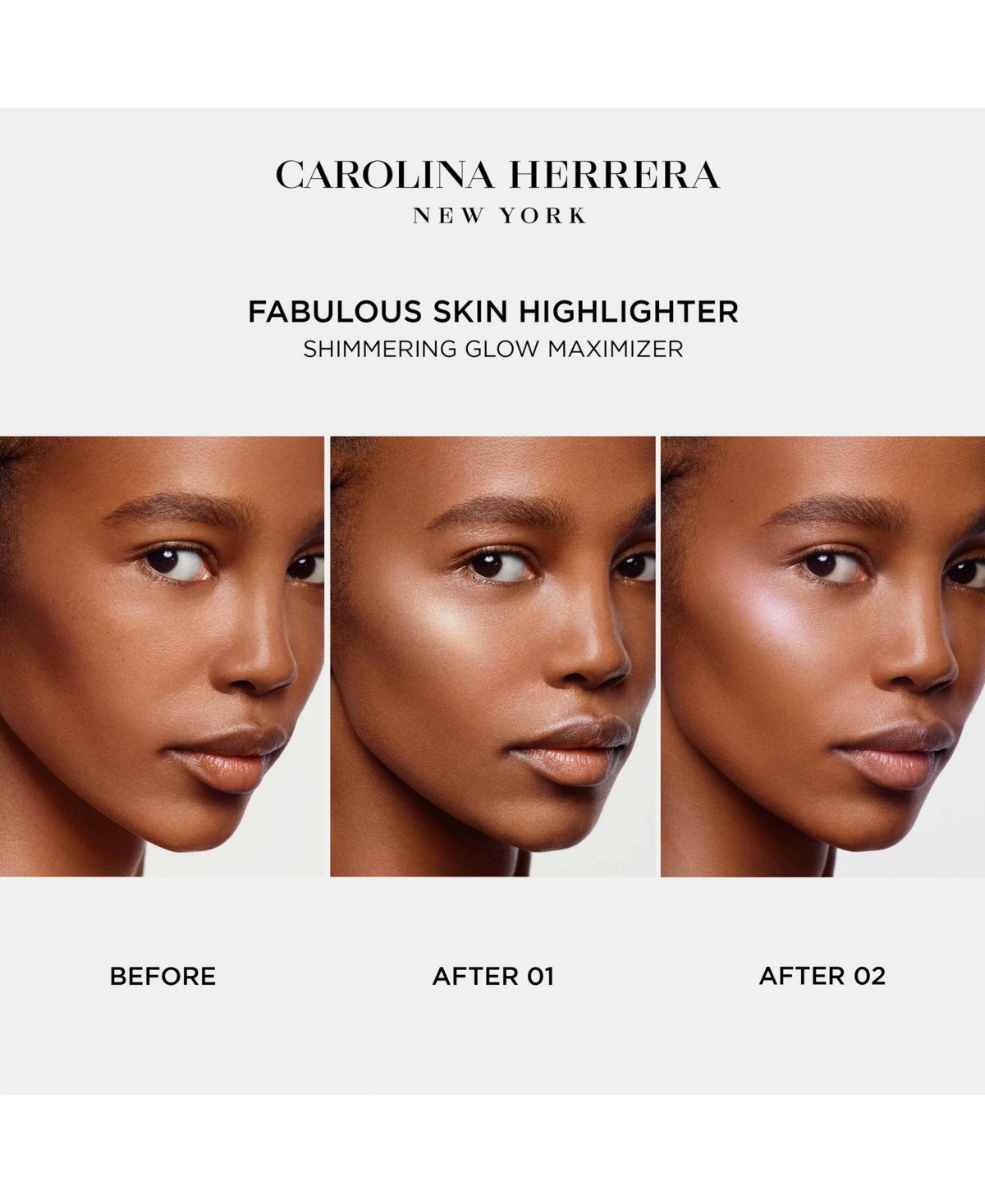 Carolina Herrera Fabulous Skin Highlighter Powder Refill - 001- Universal (peach champagne)