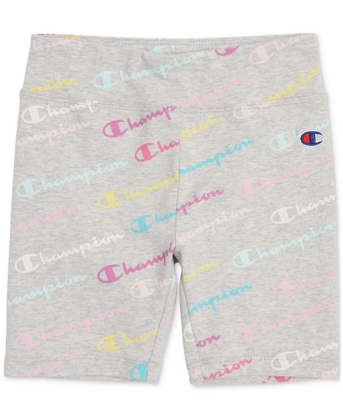 Champion Toddler & Little Girls Logo Graphic T-Shirt & Logo-Print Bike Shorts, 2 Piece Set