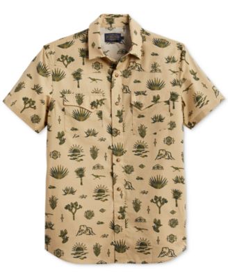Pendleton - Men's Laramie Desert Print Short Sleeve Button-Front Shirt