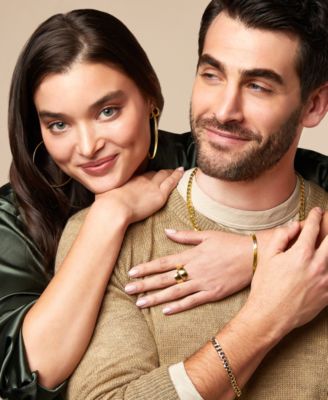 Bypass Ring in 14k Yellow Gold and 14k White Gold