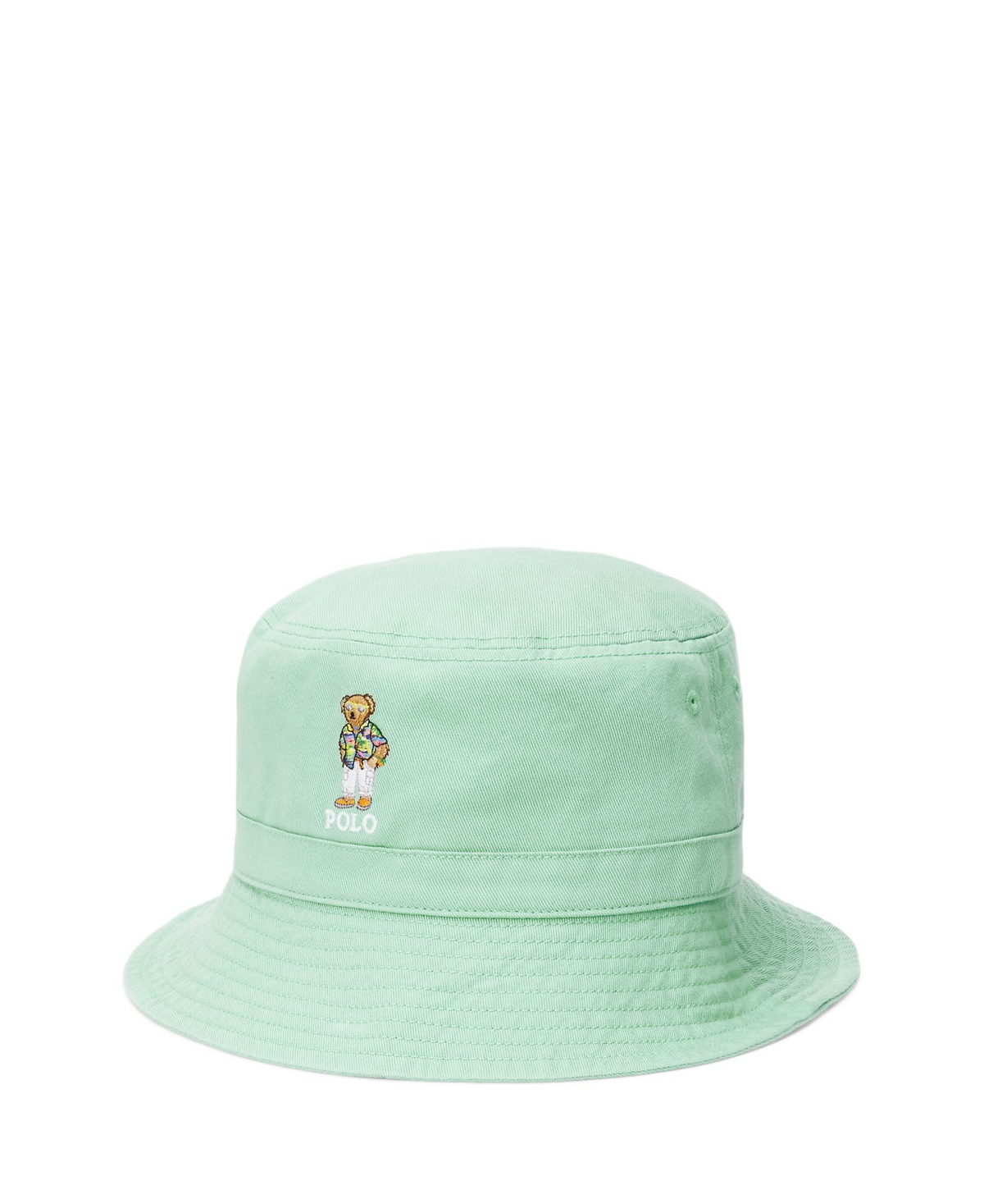 Polo Ralph Lauren Kids' Big Boys Polo Bear Cotton Twill Bucket Hat In Celadon
